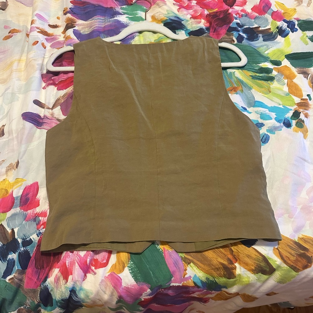 Madewell Katrina Crop Vest Top in Softdrape - Picture 5 of 5